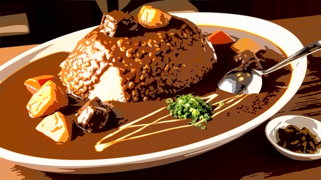 物価高騰時代に、レトルトカレーをカレールウで水増しして大盛りにする節約カレー